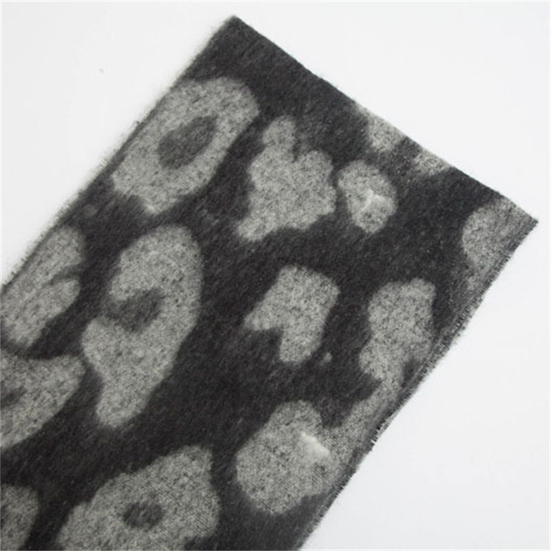 Shawl Winter Circle Yarn Coarse Tassel Jacquard Large Leopard-Print Scarf Keep Warm - 图片 8