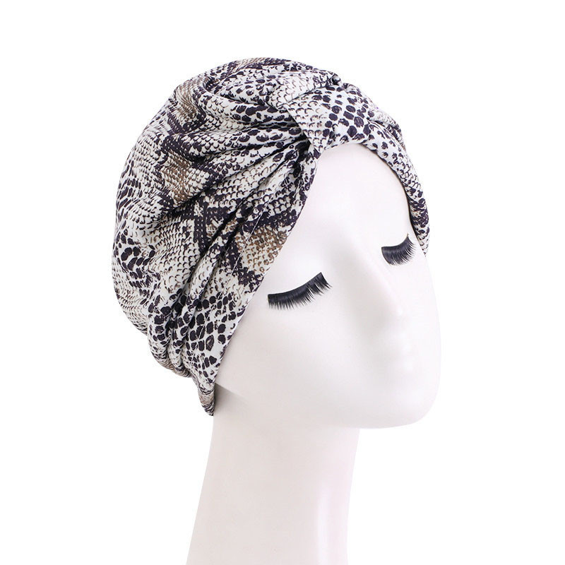 Women's Style Headscarf Cap Lining Satin Chemotherapy Cap Turban Hat Muslim Hat - Image 5