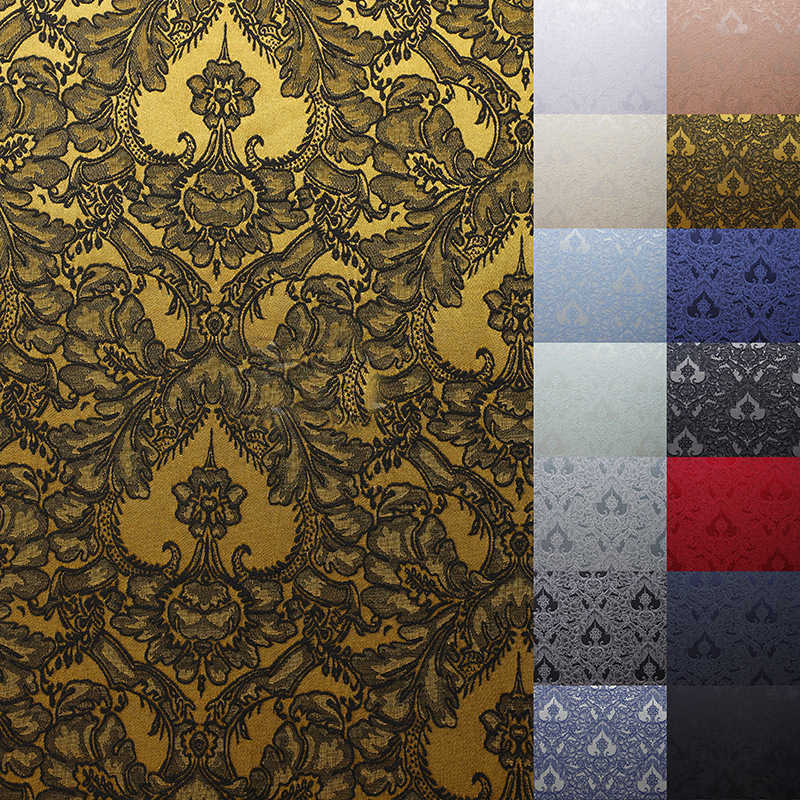 Pagoda Pattern Jacquard Fabric Vintage Embossed Polyester Cotton Jacquard Fabric DIY Fabric - 图片 12