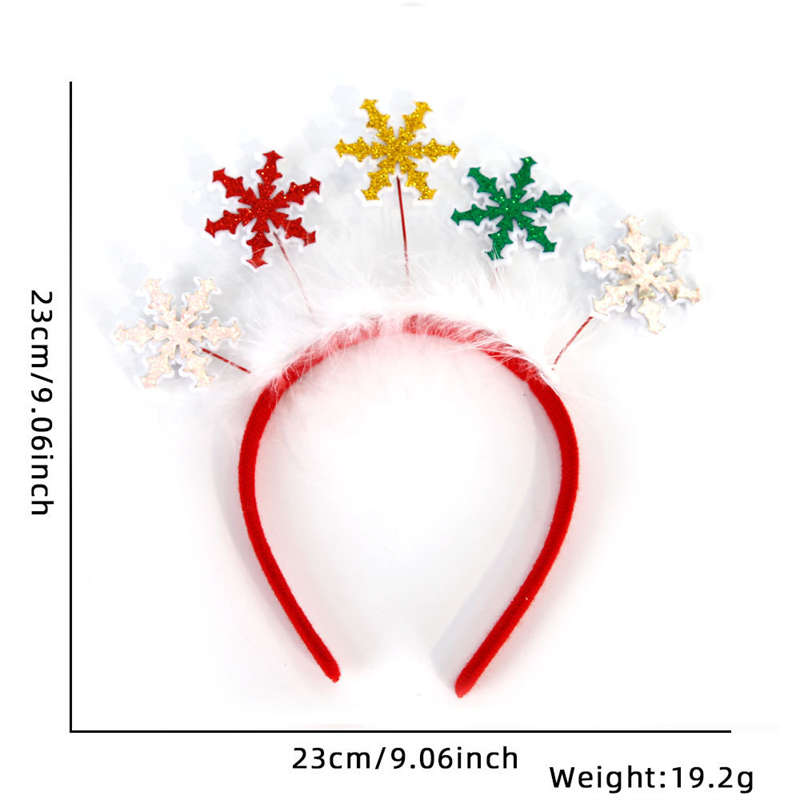 Christmas Headband Children Adult Party Decor Elk Antlers Headband Christmas Decor - Image 9