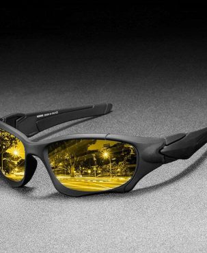 Polarized Night Vision Photochromic Sunglasses Mens Outdoor Sports Glasses