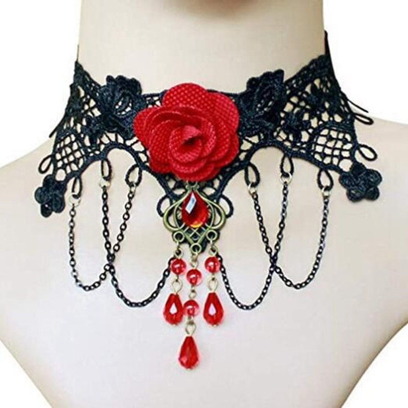Lace Ornament Big Brand Best Seller in Europe and America Lace Necklace All-Match Necklace - Image 4