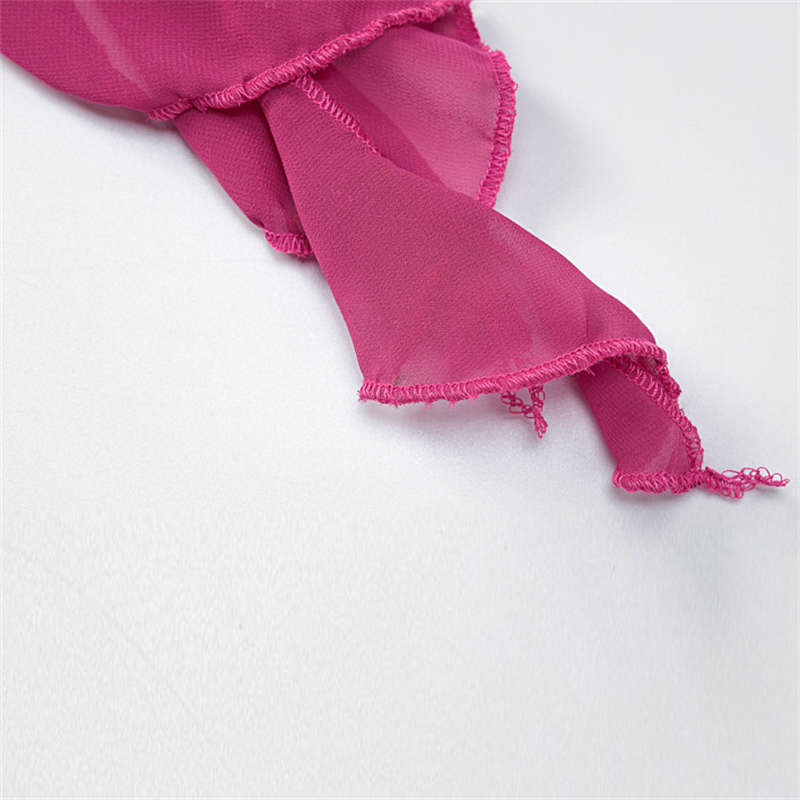 Women's Clothing Fashion Sleeveless Sexy Hollow Out Wooden Ear Backless Hip Skirt - 图片 18