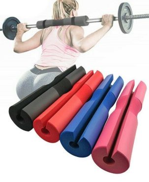 Foam Padded Barbell Bar Cover Squat Pad Weight Lifting Shoulder Back Fitness