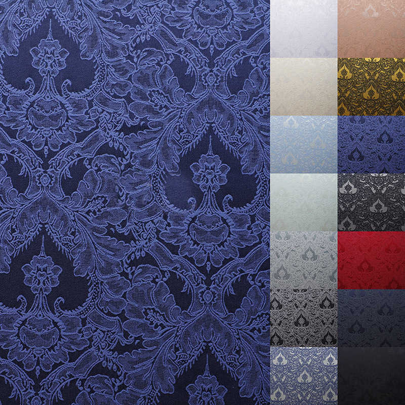 Pagoda Pattern Jacquard Fabric Vintage Embossed Polyester Cotton Jacquard Fabric DIY Fabric - 图片 13