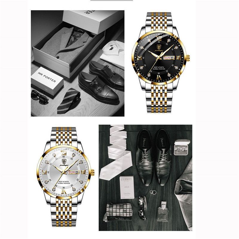 Men's Watch New Men's Watch Waterproof Luminous Calendar Quartz Wrist Watch - 图片 17