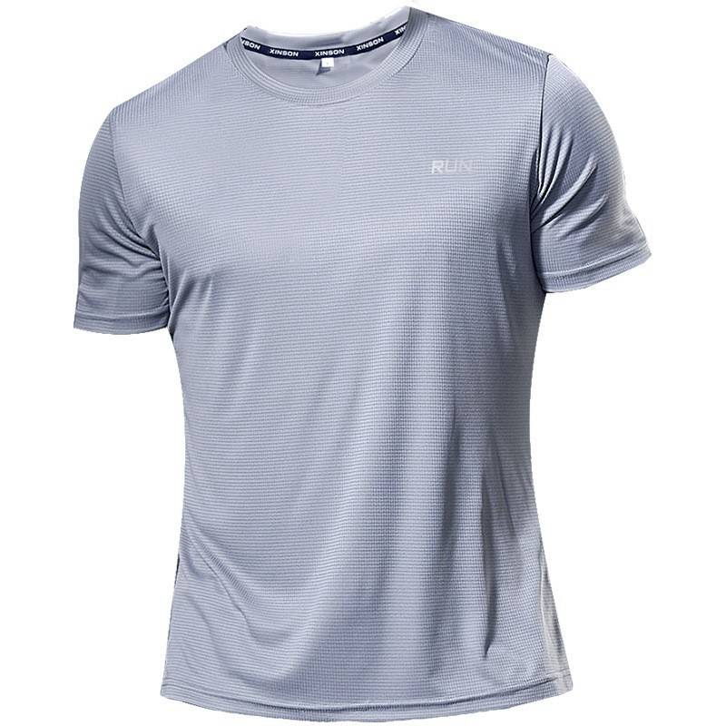 Multicolor Quick Dry Short Sleeve Sport T Shirt Gym Jerseys Fitness Shirt Trainer Running T-Shirt Men's Breathable Sportswear - Image 8
