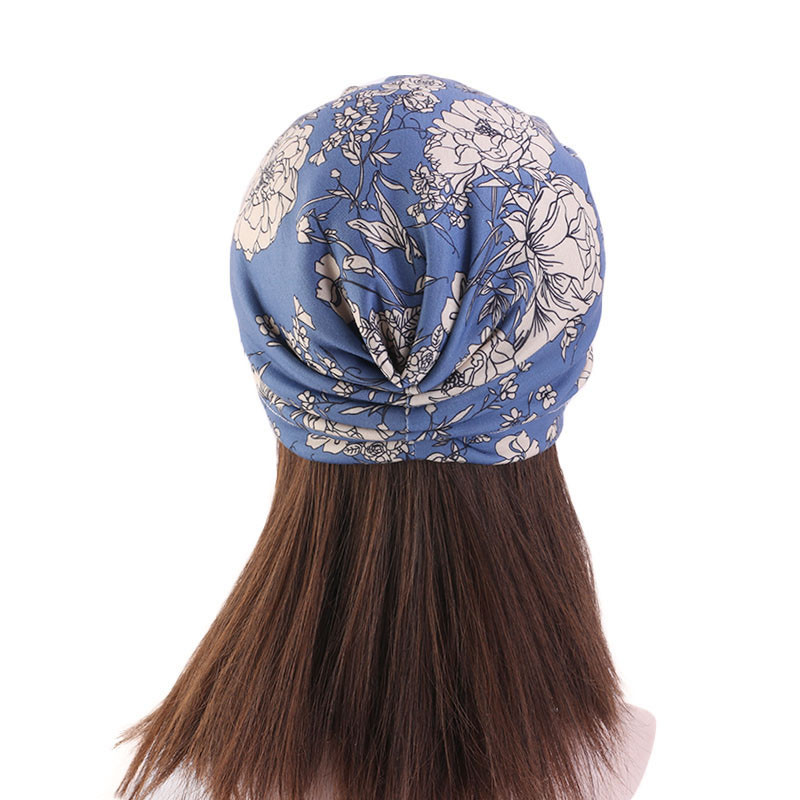 Women's Style Headscarf Cap Lining Satin Chemotherapy Cap Turban Hat Muslim Hat - Image 9