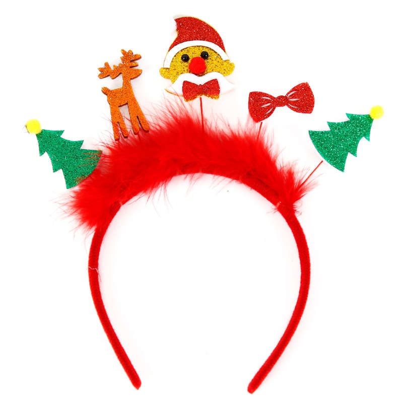 Christmas Headband Children Adult Party Decor Elk Antlers Headband Christmas Decor - Image 30