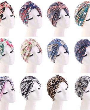 Women's Style Headscarf Cap Lining Satin Chemotherapy Cap Turban Hat Muslim Hat