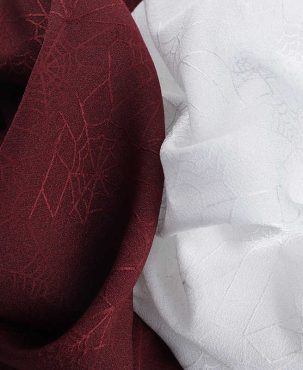 Art Spider Web Jacquard Fabric Retro Elegant Figured Cloth DIY Fabric Solid Color