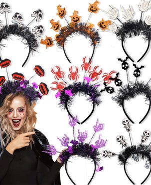 Halloween Headband Pumpkin Spider Headband Ghost Festival Party Atmosphere Headdress