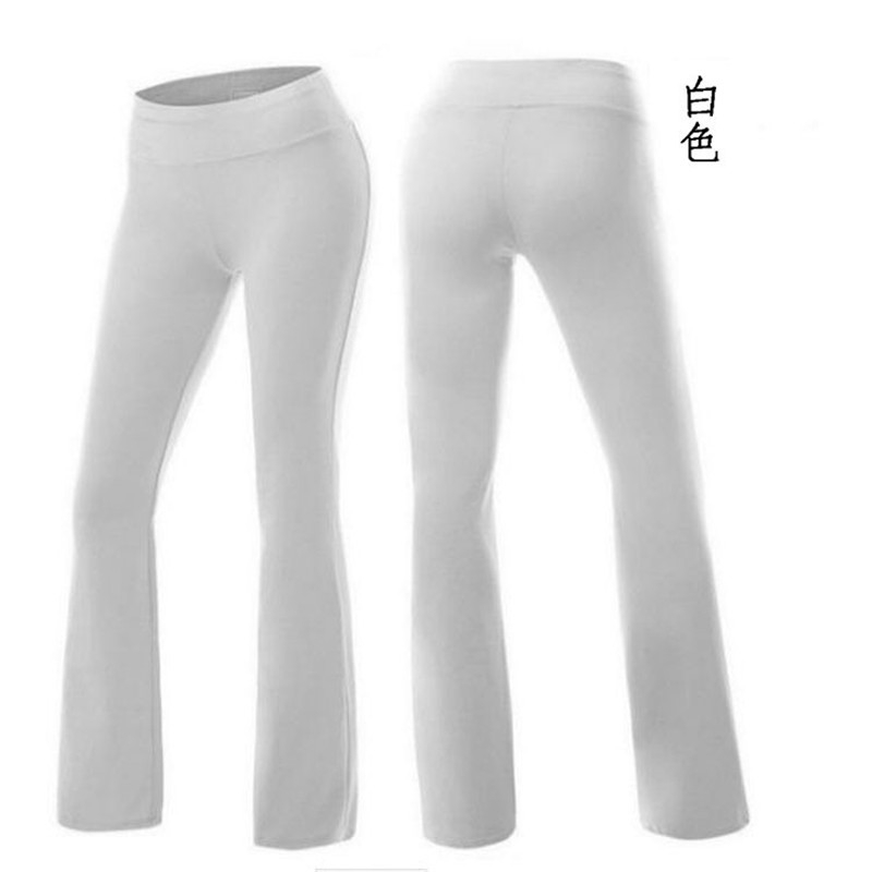 Ladies Women Yoga Pants Bootcut Sports Gym Run Leggings Flared Trousers Wide Leg - Image 3