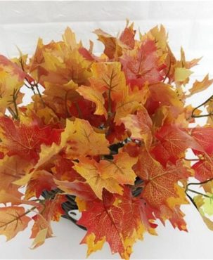 Artificial Autumn Maple Leaf Wedding Christmas Party Decor Autumn Fake Leaves