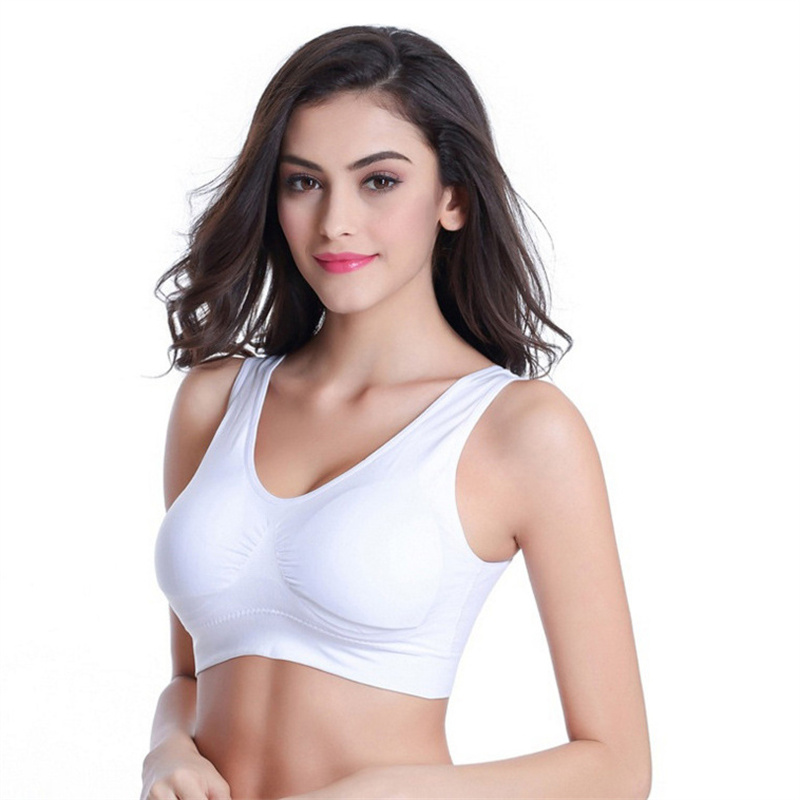 Foreign Trade Double-Layer Seamless Sports Bra Large Size Shockproof Push-up Vest Seamless Yoga Adjustable Underwear Bra - Image 7