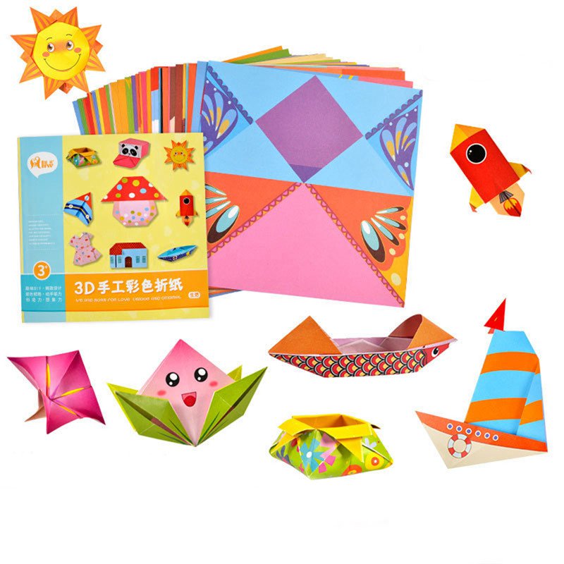 54 Pages Montessori Toys DIY Kids Craft Toy 3D Cartoon Animal Origami Handcraft Paper Art Learning Educational Toys for Children - Image 3