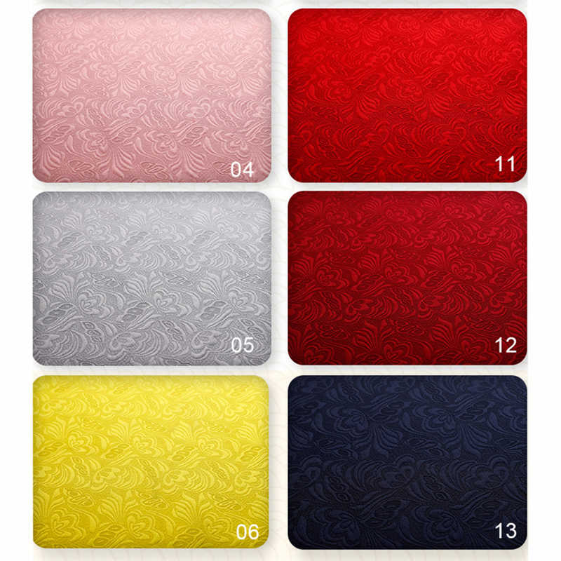 Embossed Thickened Butterfly Jacquard Fabric Retro Solid Color Fabric DIY Fabric - 图片 6