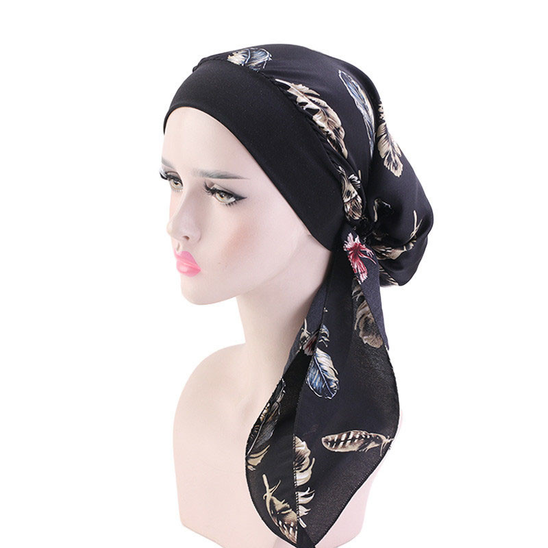 Pure Color Imitation Silk Tam-O'-Shanter Elastic Ribbon Woven Hat Pirate Hat - 图片 10