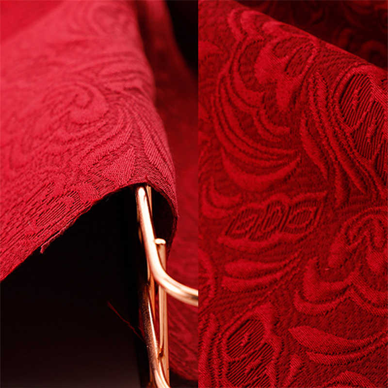Embossed Thickened Butterfly Jacquard Fabric Retro Solid Color Fabric DIY Fabric - 图片 4