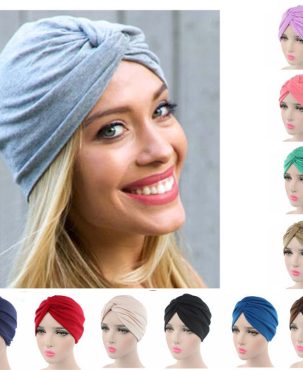 Imitation Cotton Cross Indian Hat Popular Headwear Turban Hat Twist Hat Chemotherapy Cap