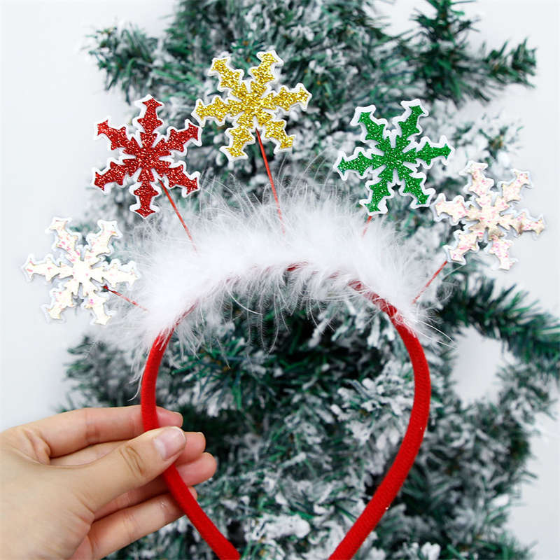 Christmas Headband Children Adult Party Decor Elk Antlers Headband Christmas Decor - Image 7