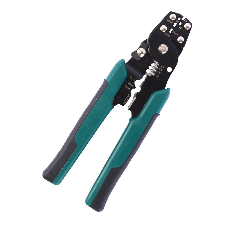 8" Ratchet Crimper Plier Cable Wire Electrical Crimp Tool Terminals Crimping Kit - 图片 7