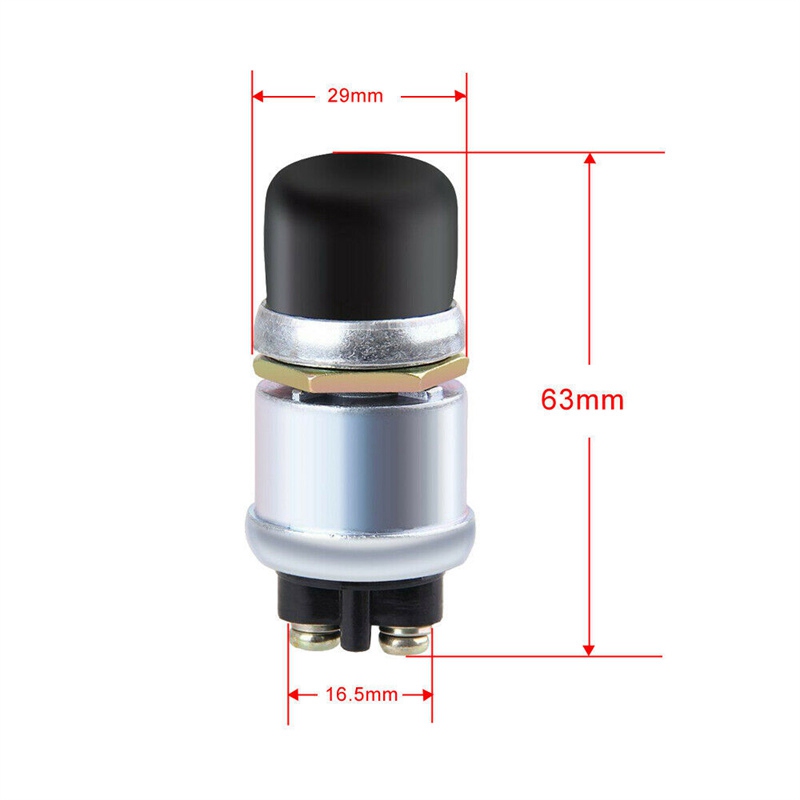 Universal 50A Car Engine Starter Start Momentary Switch Proof Push Button Repair - Image 3