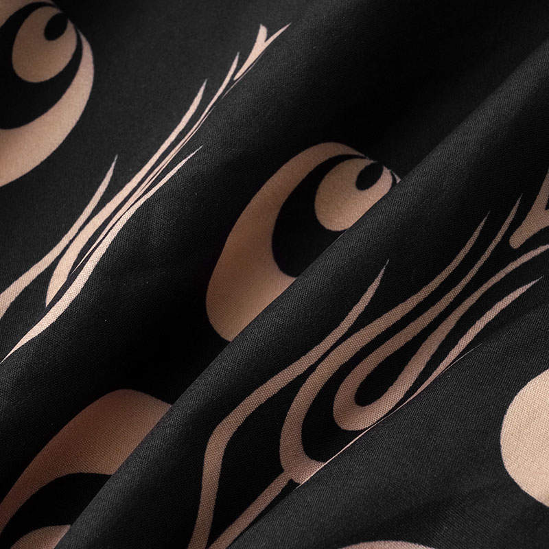 Women's Clothing Summer National Style Printing Half-Length Sleeve Dress - Image 18