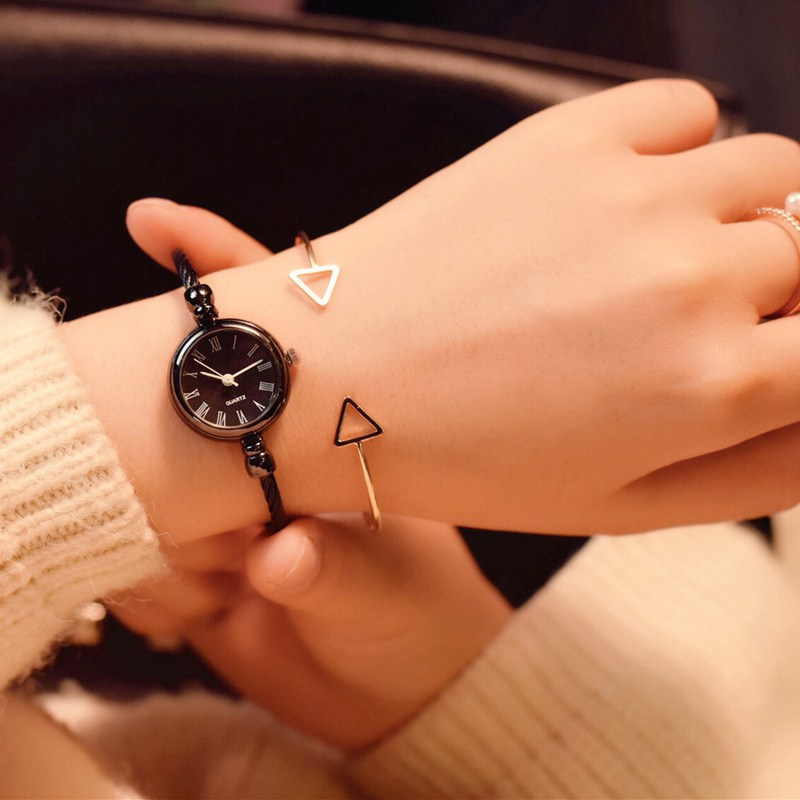 Bracelet Watch for Girls Student Minimalist Small Thin Strap Ins Retro Easy Matching Small Fresh Opening - 图片 4