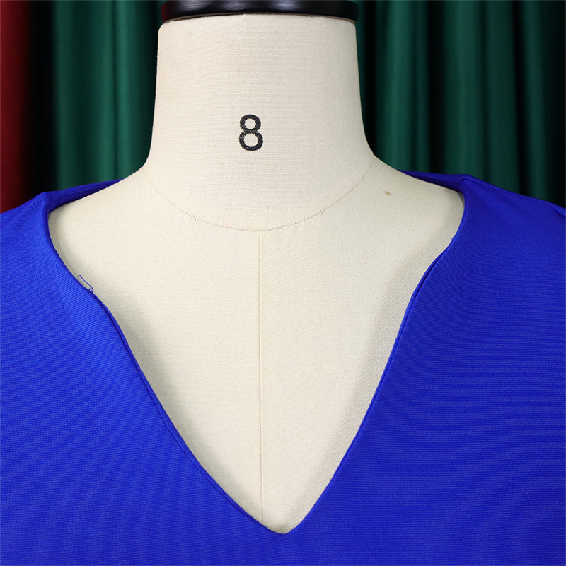 Women's Clothing V-neck Fashion Temperament Pencil Skirt Supply Dress - Image 22