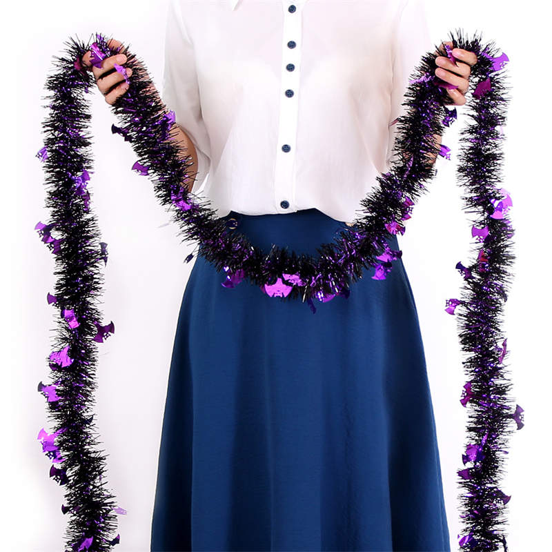 2PC Halloween Decorative Color Bar Haunted House Scene Layout Pumpkin Skull Halloween Pendant - Image 4