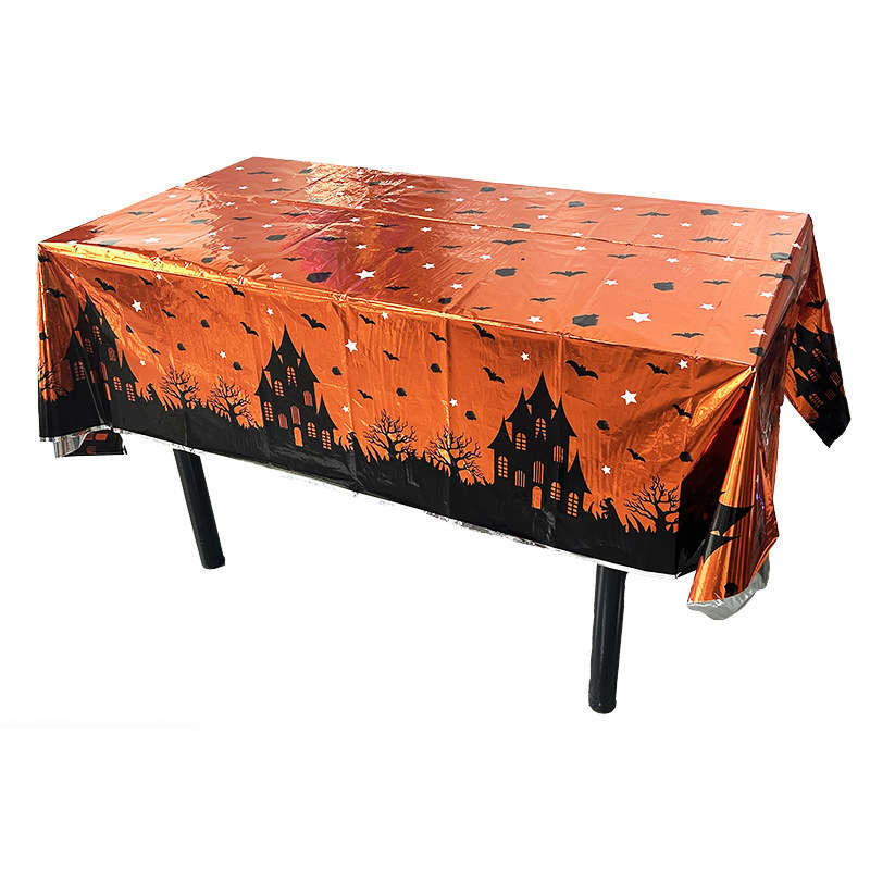 Halloween Party Decor Tablecloth Horror Party Supplies Bat Pumpkin Disposable Oil-Proof Tablecloth - Image 8