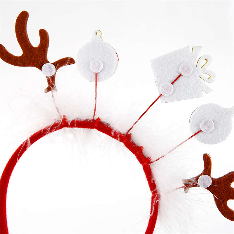 Christmas Headband Children Adult Party Decor Elk Antlers Headband Christmas Decor - Image 8
