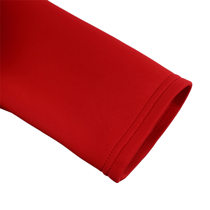 Women's Clothing Fashion Elegant Solid Color Large Swing Skirt Ruffled Dress - 图片 24