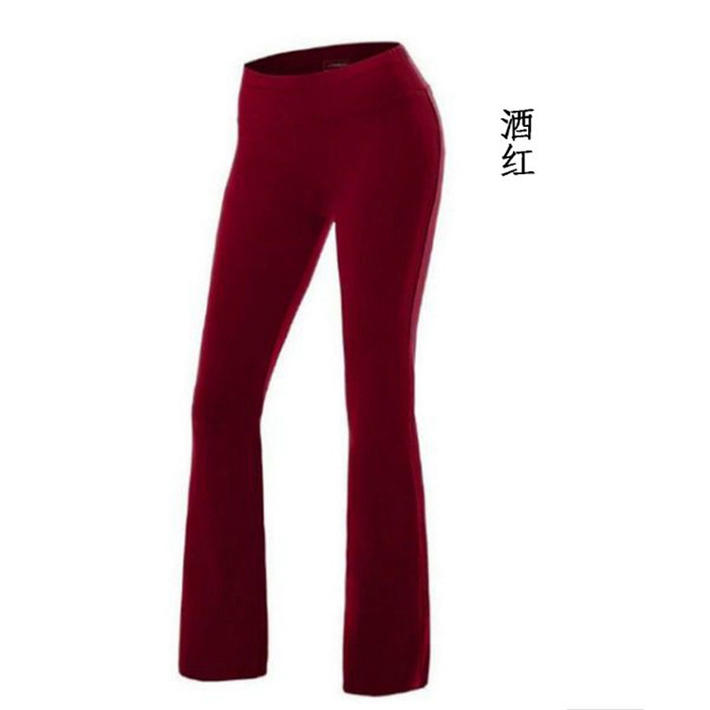 Ladies Women Yoga Pants Bootcut Sports Gym Run Leggings Flared Trousers Wide Leg - Image 5