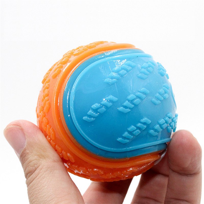 Bite-resistant Pet Dog Toy Rubber Ball Beef-flavored Elastic Ball To Prevent Dog From Destroying Things Dog Training Supply - Image 4