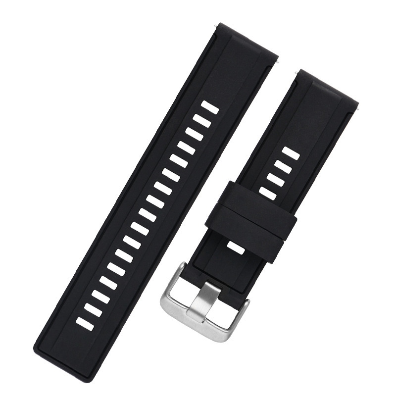 Fashion Sports Quick Release Multicolor Wristband Waterproof Rubber Smart Watch Strap Accessories Silicone Strap - 图片 6