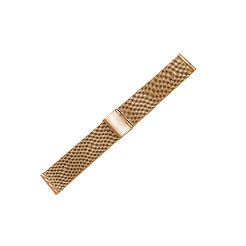 12/20/22mm Milanis Buckle Strap Stainless Steel Woven Mesh Belt Smart Watch Metal Replacement Strap - 图片 4