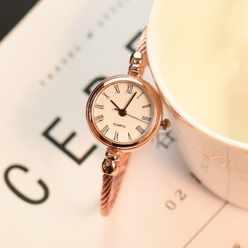 Bracelet Watch for Girls Student Minimalist Small Thin Strap Ins Retro Easy Matching Small Fresh Opening - 图片 5
