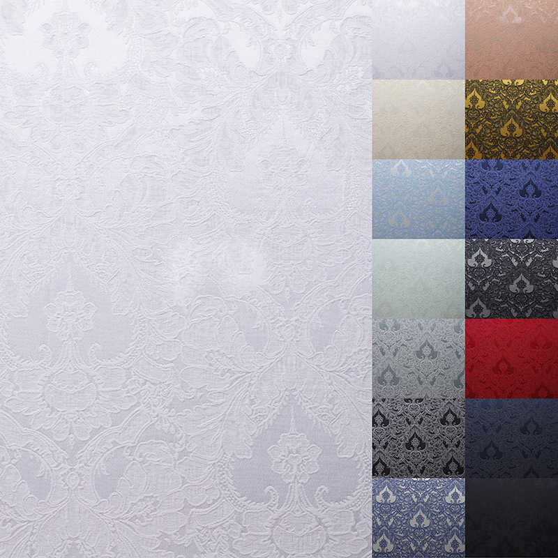 Pagoda Pattern Jacquard Fabric Vintage Embossed Polyester Cotton Jacquard Fabric DIY Fabric - 图片 8