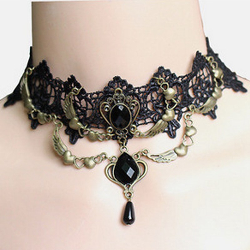 Lace Ornament Big Brand Best Seller in Europe and America Lace Necklace All-Match Necklace - Image 9
