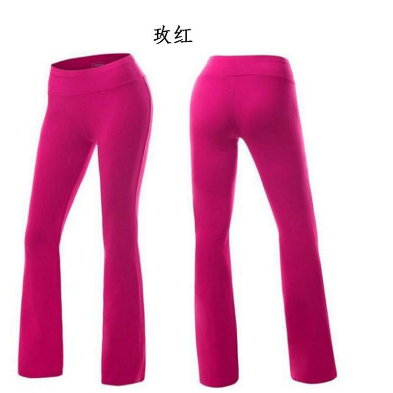 Ladies Women Yoga Pants Bootcut Sports Gym Run Leggings Flared Trousers Wide Leg - Image 6