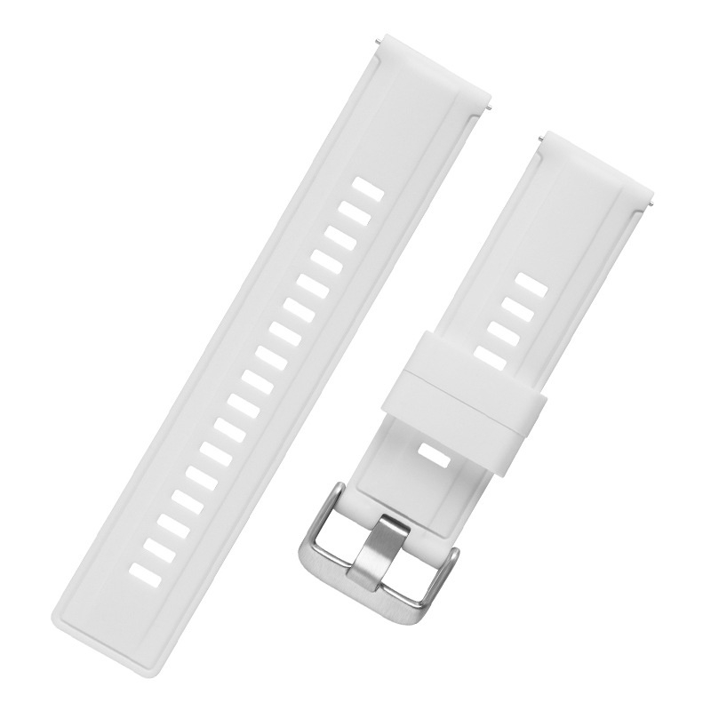 Fashion Sports Quick Release Multicolor Wristband Waterproof Rubber Smart Watch Strap Accessories Silicone Strap - 图片 7