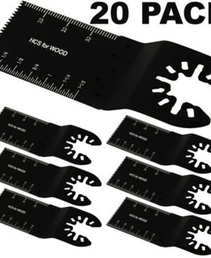 20PCS OSCILLATING MULTI TOOL BLADE SAW BLADES WOOD METAL CUTTER FOR DEWALT FEIN