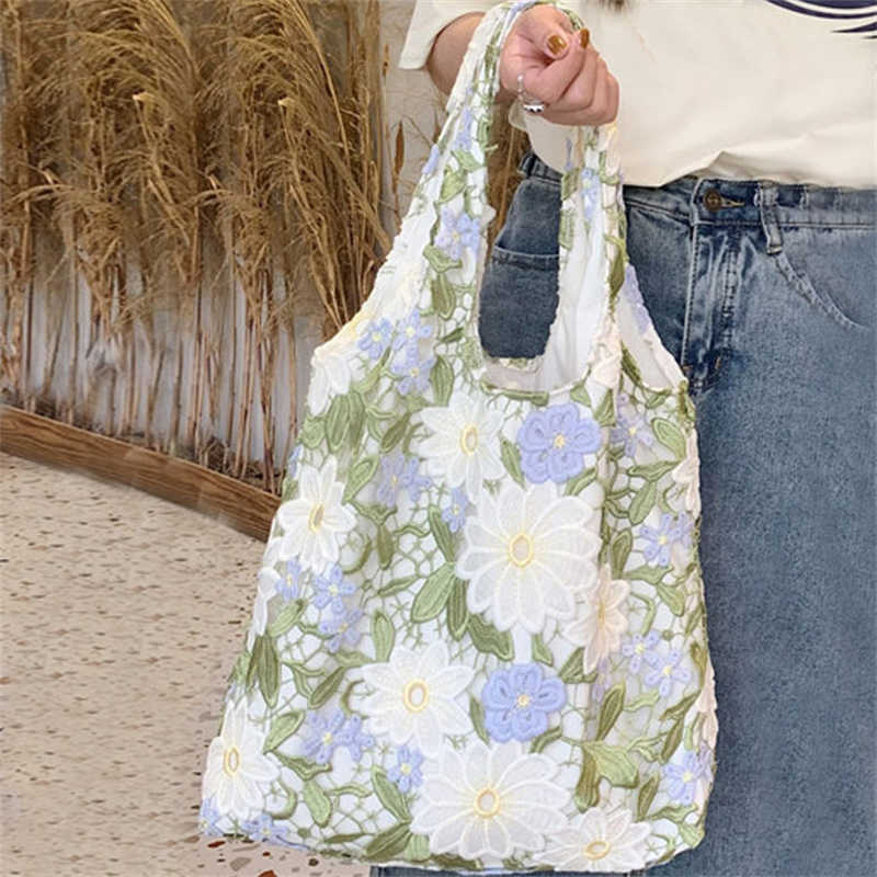 Three Colors Hibiscus Mutabilis Embroidery Hollow Carved Fashion Fabric DIY Fabric - Image 7