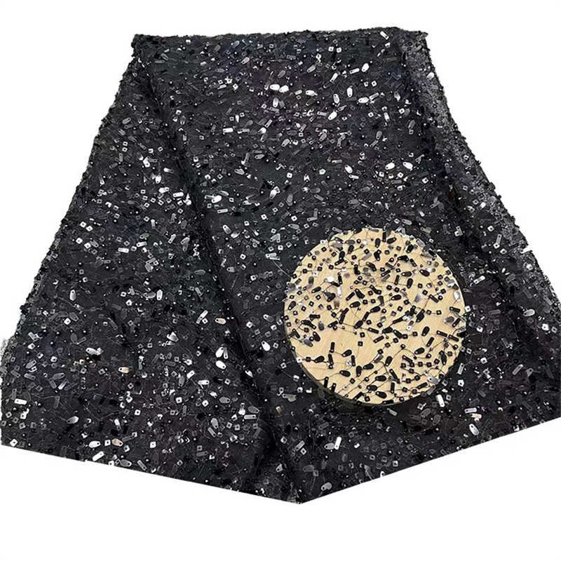 Pearl Melon Seeds Sequined Fabric DIY Clothing Wedding Sequined Fabric - 图片 8
