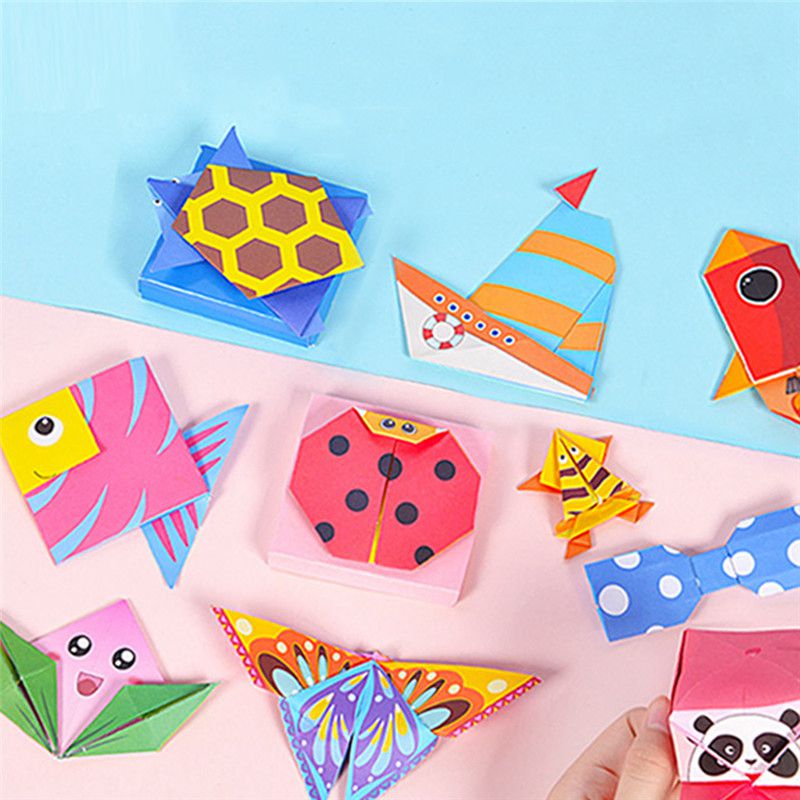 54 Pages Montessori Toys DIY Kids Craft Toy 3D Cartoon Animal Origami Handcraft Paper Art Learning Educational Toys for Children - Image 6