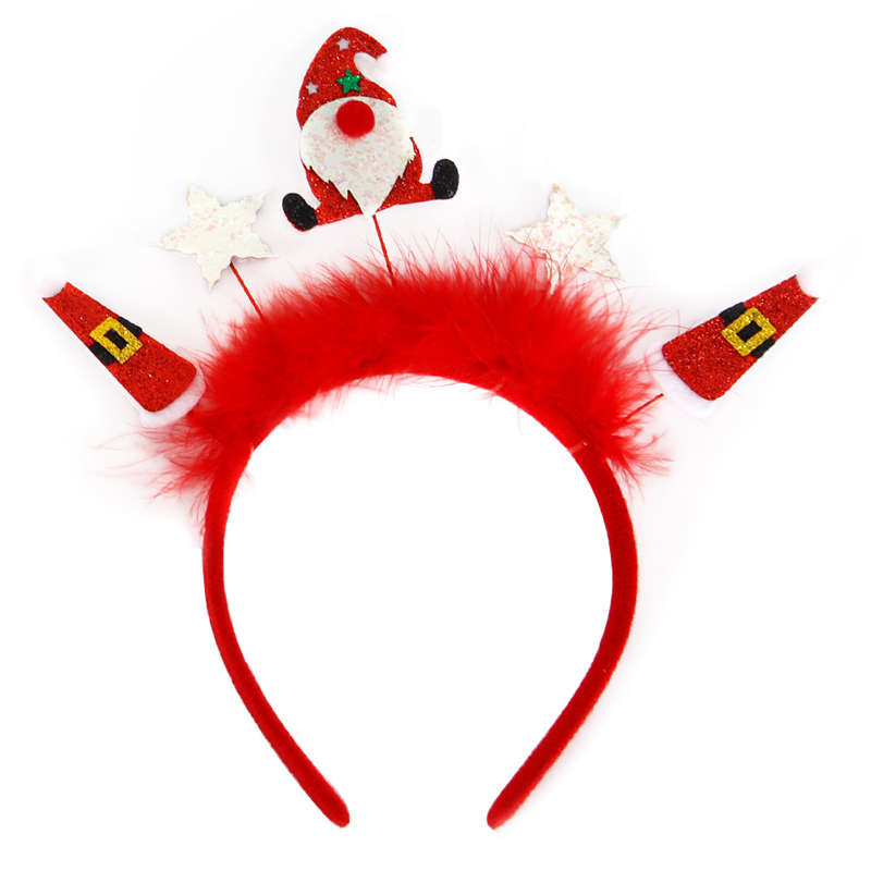 Christmas Headband Children Adult Party Decor Elk Antlers Headband Christmas Decor - Image 24