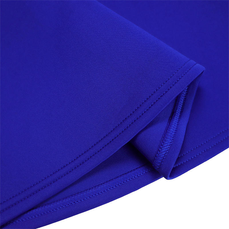 Women's Clothing Fashion Elegant Solid Color Large Swing Skirt Ruffled Dress - 图片 46