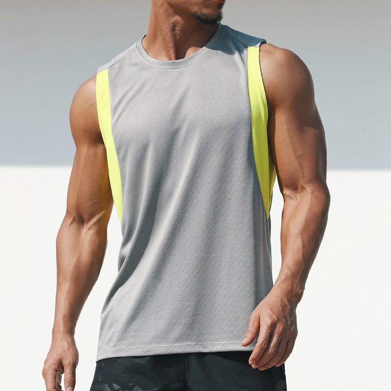 Mens Quick Dry Vest Fitness Muscle Tank Tops Sleeveless Workout Gym Sports Shirt - 图片 10